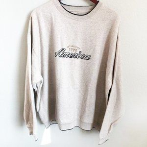 Croft & Barrow America Sweatshirt Size XL